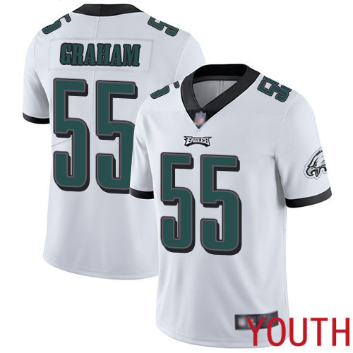 Youth Philadelphia Eagles #55 Brandon Graham White Vapor Untouchable NFL Jersey Limited Player Football